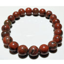 8mm Red Jasper Beaded Elastic Stretch Bracelet | Wild Lotus® | @wildlotusbrand