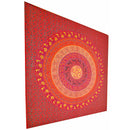 Red Botanical Garden Theme Wall Decoration Full Size Tapestry