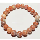 8mm Rhodochrosite Beaded Elastic Stretch Bracelet | Wild Lotus® | @wildlotusbrand