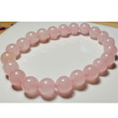 8mm Rose Quartz Beaded Elastic Stretch Bracelet