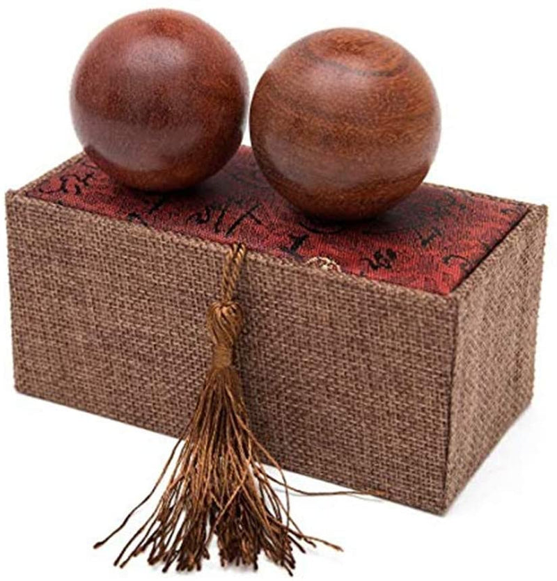 Rosewood Chinese Baoding Balls Small Home Decor Accents for Shelf | @wildlotusbrand