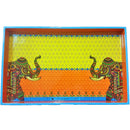 Royal Tuskers Festival Elephants Laminated Wood Tray