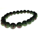 8mm Ruby Zoisite Beaded Elastic Stretch Bracelet | @giftshopwpb