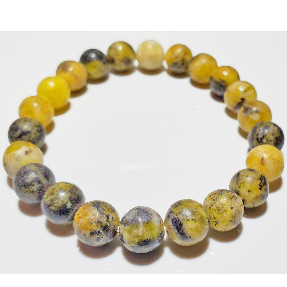 8mm Serpentine Bead Elastic Stretch Bracelet | Wild Lotus® | @wildlotusbrand