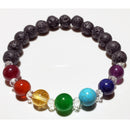 8mm Lava Beaded Elastic Stretch Bracelet for Essential Oils | Wild Lotus® | @wildlotusbrand