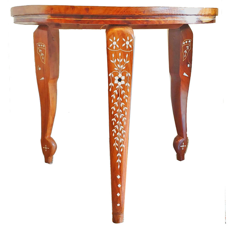 Sheesham Wood  Beautiful Mandala-Boho Mini Table | @wildlotusbrand | wildlotusbrand.com