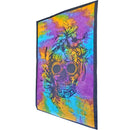 Sugar Skull Tapestry Tie Dye Pattern Floral Headpiece | Wild Lotus® | @wildlotusbrand