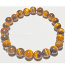 8mm Tigers Eye Beaded Elastic Stretch Bracelet | Wild Lotus® | @wildlotusbrand