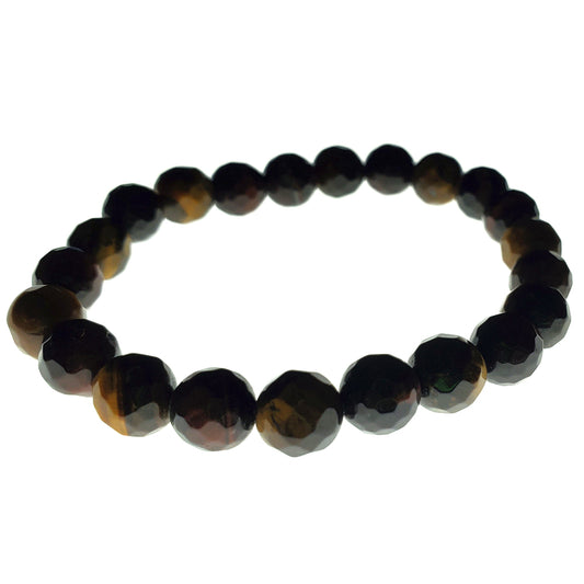 8mm Tigers Eye Beaded Elastic Stretch Bracelet | Wild Lotus® | @giftshopwpb