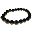 8mm Tigers Eye Beaded Elastic Stretch Bracelet | Wild Lotus® | @giftshopwpb