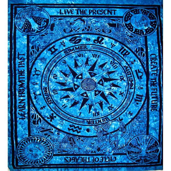 Turquoise Cycle Of The Ages Tapestry