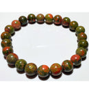 8mm Unakite Beaded Elastic Stretch Bracelet | Wild Lotus® | @wildlotusbrand