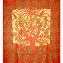 Yellow Crescent Moon Garden Art Decorative Border Wall Tapestry | Wild Lotus®