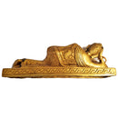 Reclining Buddha Parinirvana Brass Statue
