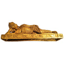 Reclining Buddha Parinirvana Brass Statue